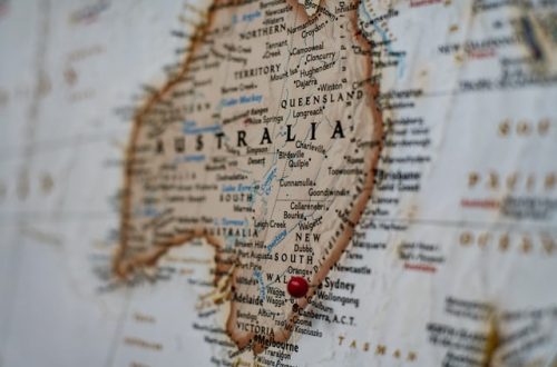 Mapa kartograficzna Australii